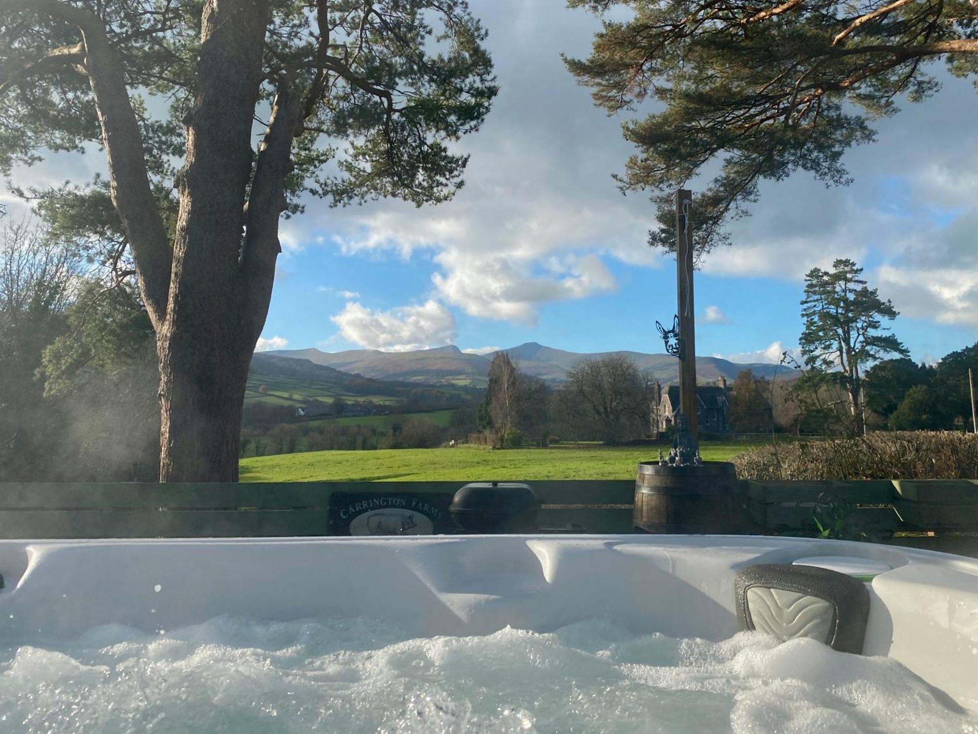 Mountain View Cottage, Hot Tub , Stunning Views Llanhamlach Zewnętrze zdjęcie