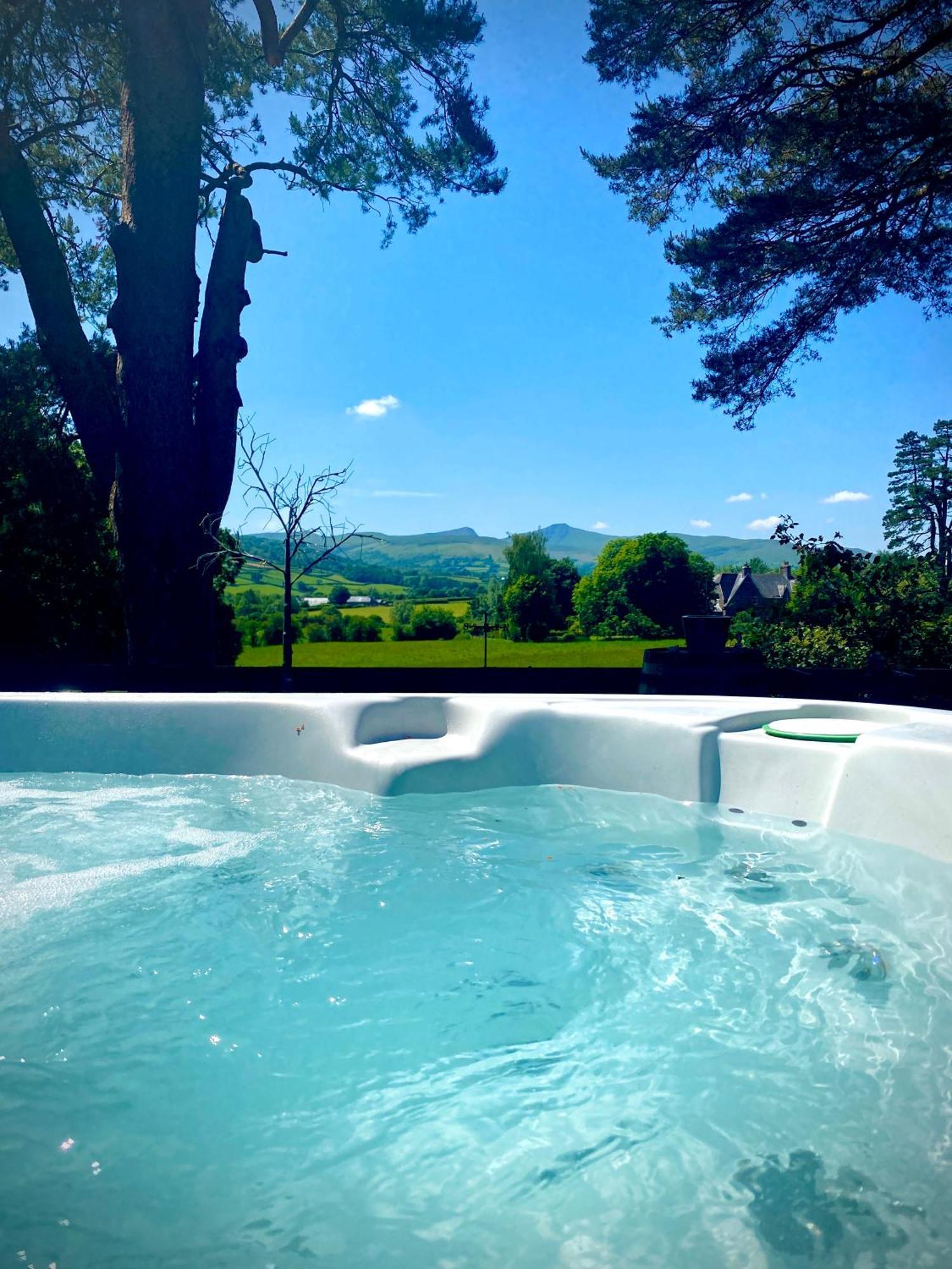 Mountain View Cottage, Hot Tub , Stunning Views Llanhamlach Zewnętrze zdjęcie